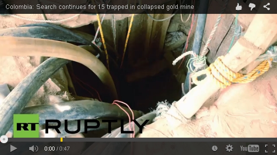 Τραγικό δυστύχημα με έξι νεκρούς σε χρυσωρυχείο της Κολομβίας