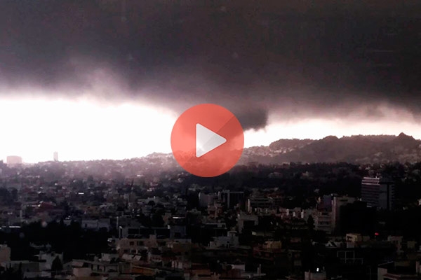 Η Αθήνα στο έλεος της καταιγίδας . Δείτε σε time lapse την καταιγίδα που σάρωσε την περιοχή της πρωτεύουσας το βράδυ του Σαββάτου | Timelapse