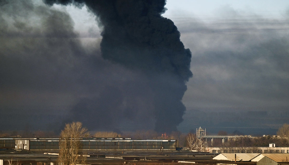 Ισχυρές εκρήξεις ακούγονται σήμερα το πρωί στο Κίεβο, στην Μαριούπολη και σε πολλές περιοχές της ανατολικής Ουκρανία